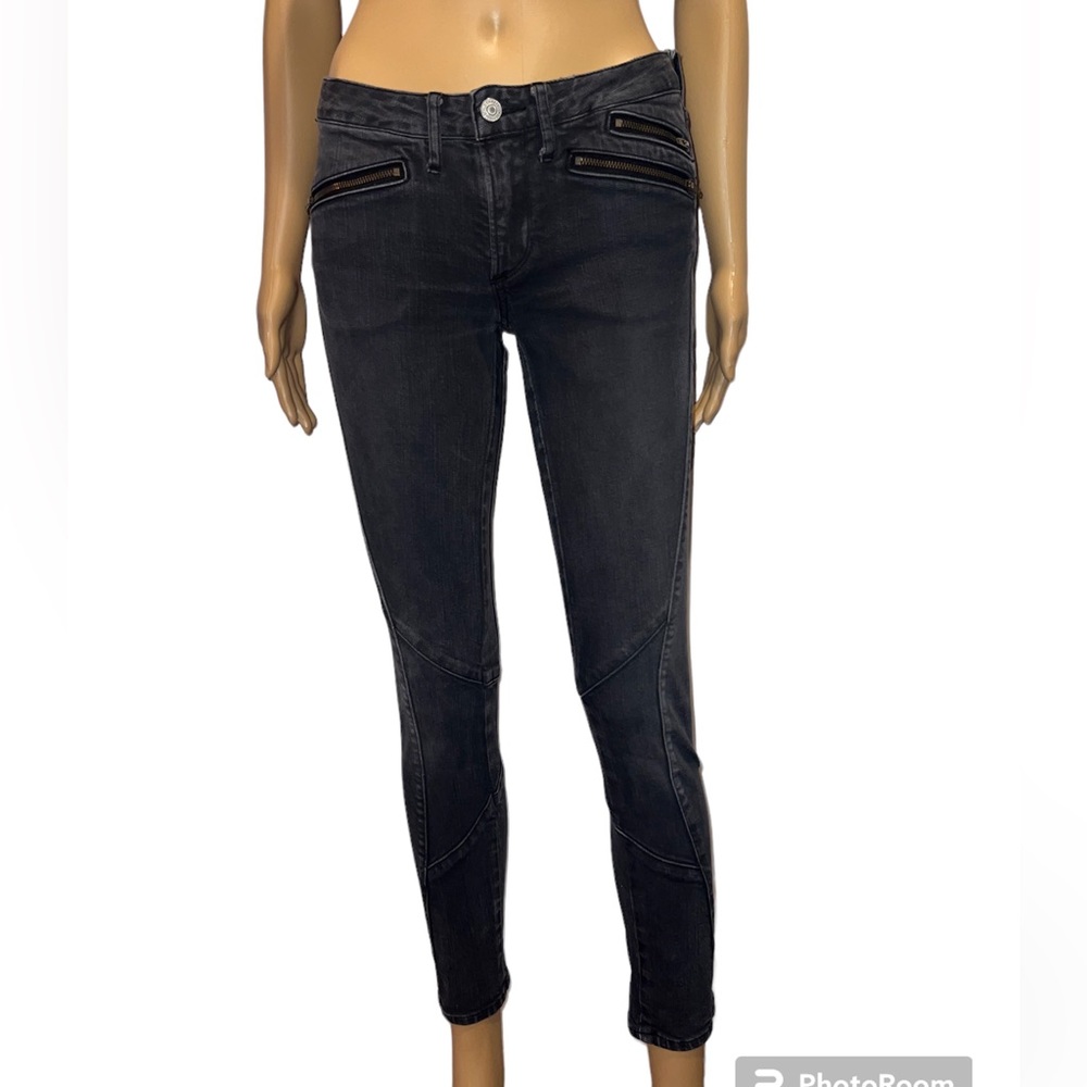 EVISU BLACK denim wash SKINNY JEANS SIZE 26x28